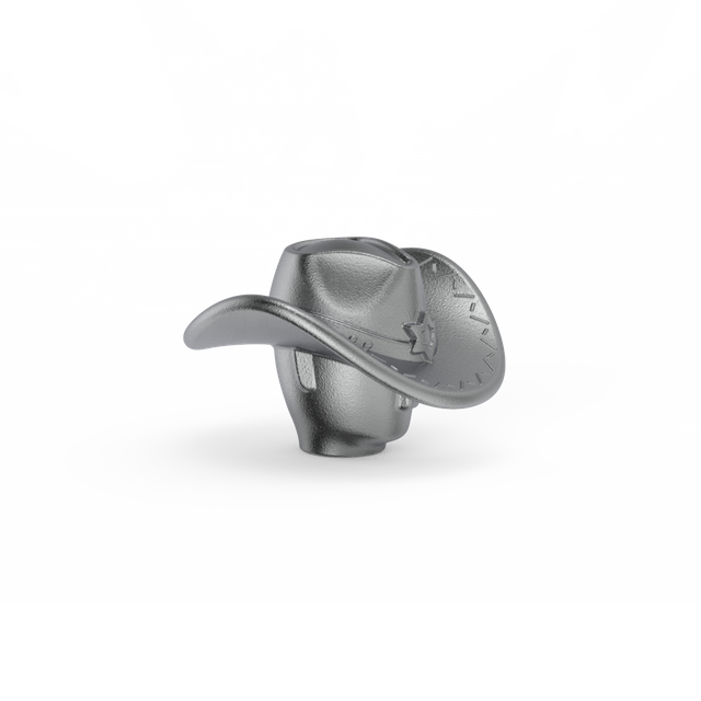 ノンスティック調理器具セットステンレス鋼ユニークなフード付きカウボーイ鋳造調理器具蓋ノブカウボーイハットノブ