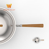 工場直販のステンレス鍋ハンドルと木製ロングハンドル